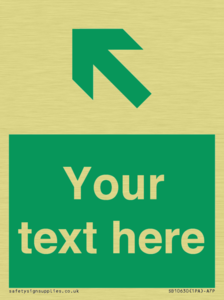 Custom Safe condition: Green Up left arrow